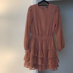 Express XS mini ruffle dress